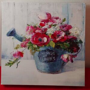 BEAUTIFUL PAINTING, JARDIN DE FLEURS!!!